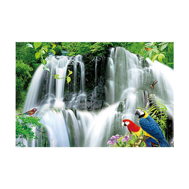 Large Size PET 3D Lenticular Printing Poster Of Waterfall Scenery Theme